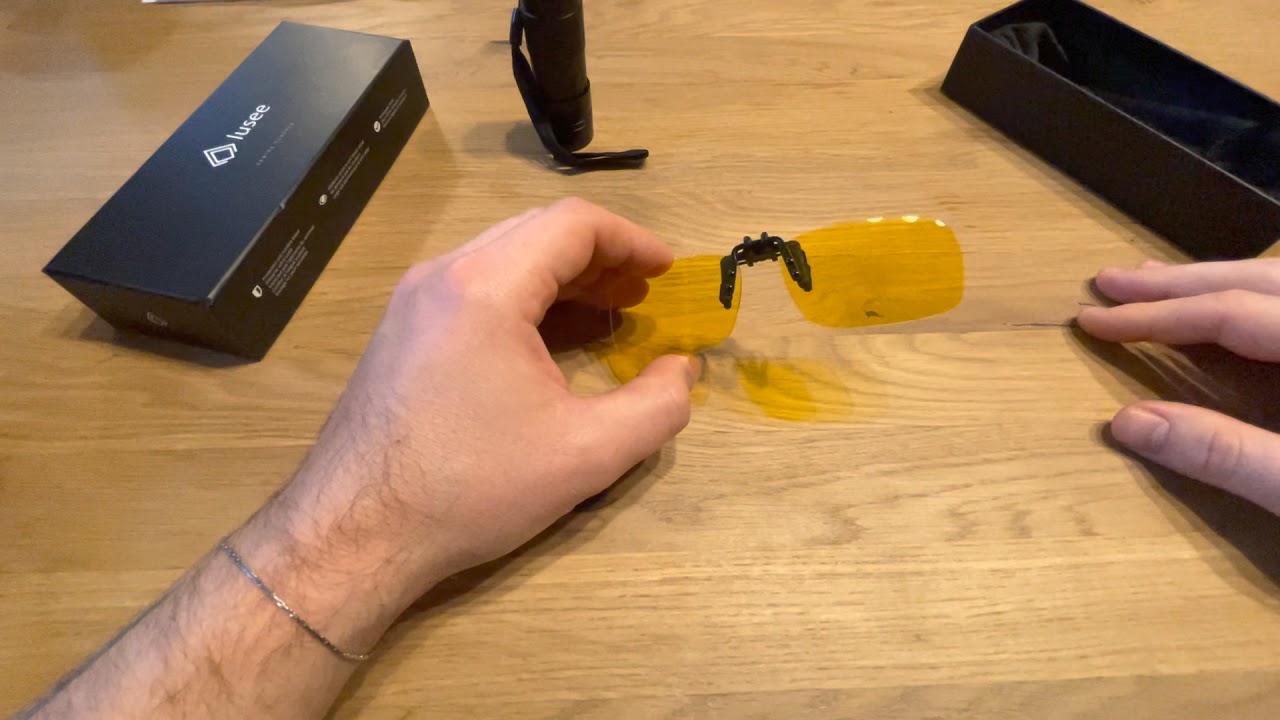 Lusee CLIP avis et test de cette paire de lunettes verres jaunes anti lumière bleue