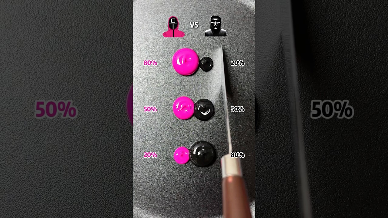 Squid Game Soldiers vs Front Man Guess the colors #satisfying #squidgame2 #sharkzhan