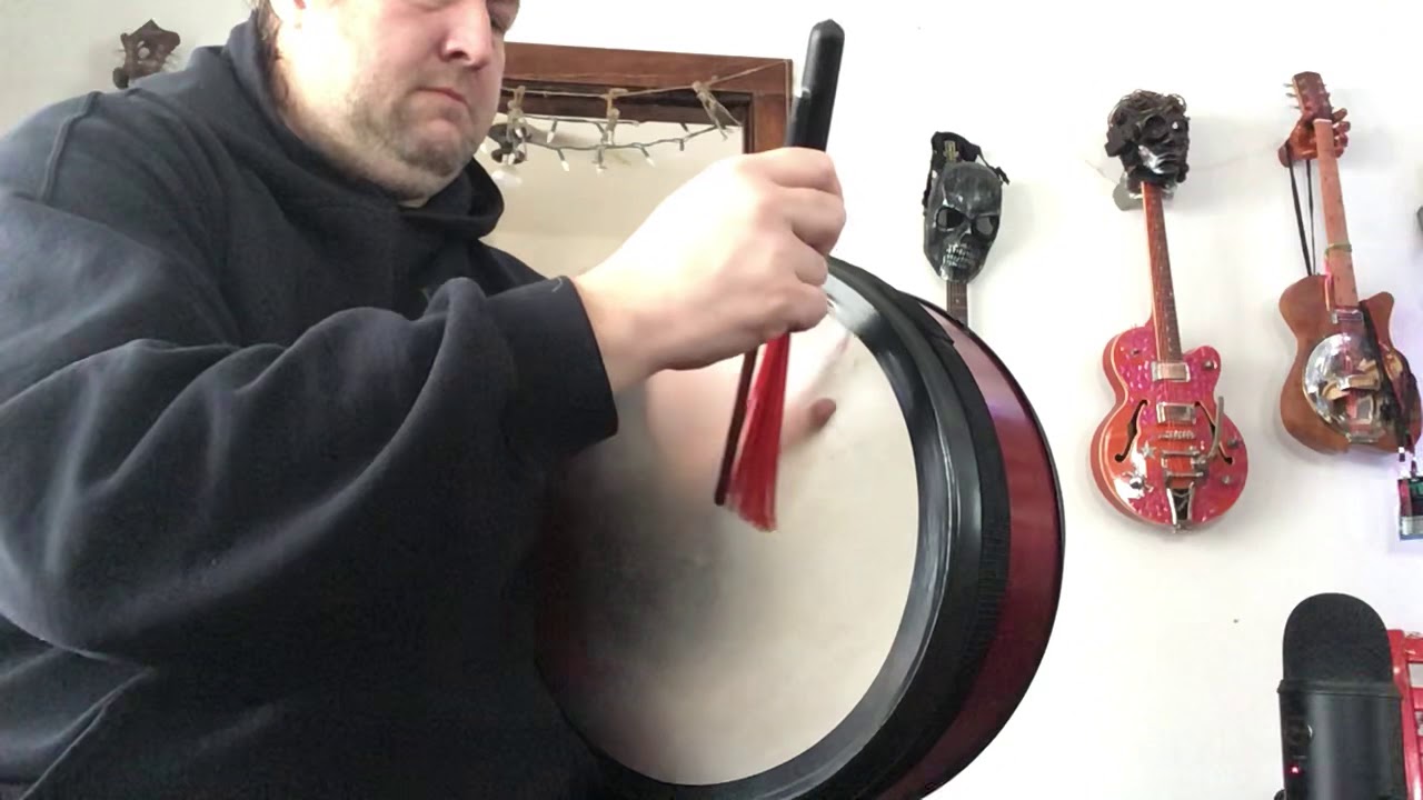 Bodhran Brush Tricks