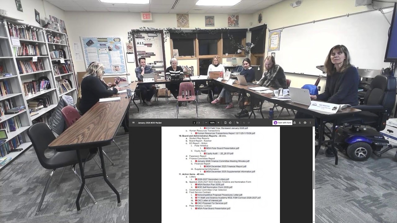 January 27, 2026 - BOD Meeting