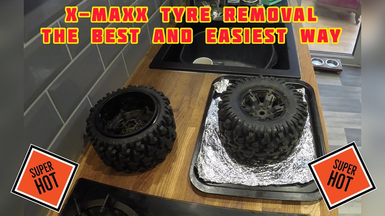 How to Remove X-Maxx Tyres - The Best And Easiest Way, No Chemicals