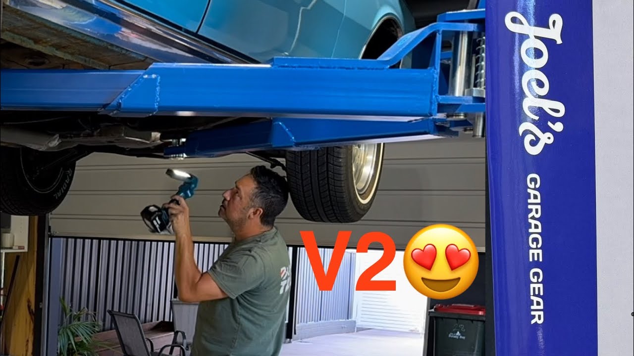 “CAR HOIST” Joel’s Garage Gear 4.5 tonne clear floor V2