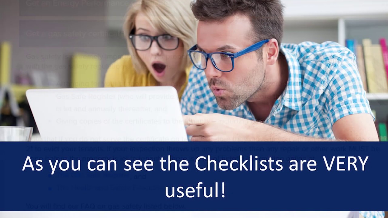About the Landlord Law Checklists and how they can help landlords