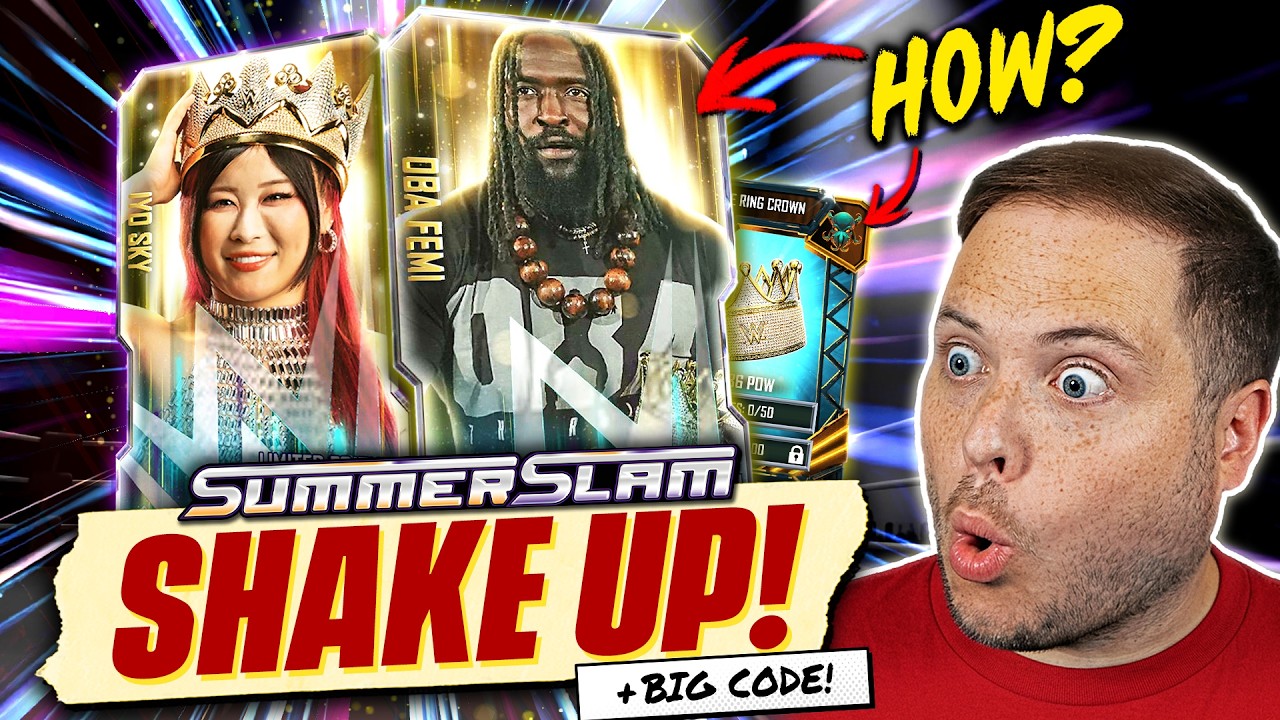 Крупные перемены в стиле SUMMERSLAM в WWE SuperCard! Как получить КОРОЛЯ Oba Femi! (+ специальный...