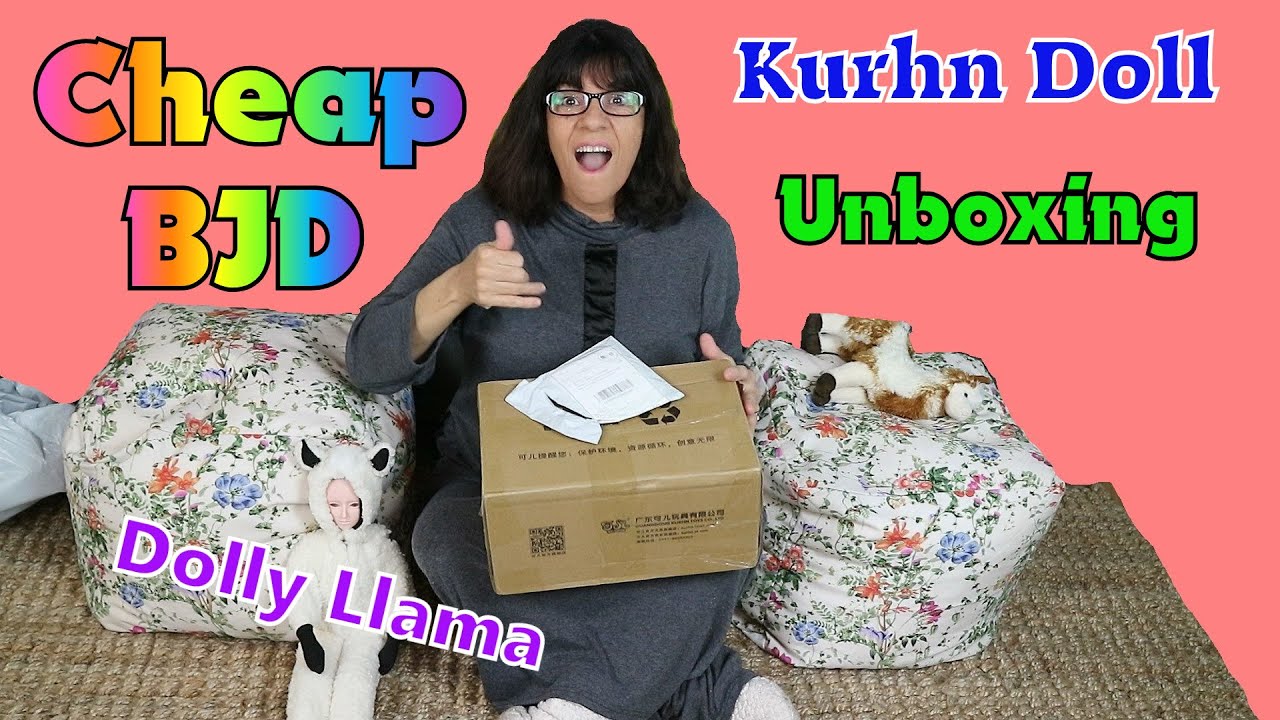 BJD Cheap Doll Unboxing, Doll Collecting Destress, 1st Kurhn Doll Review, Words for Dolly Llama 😁💖