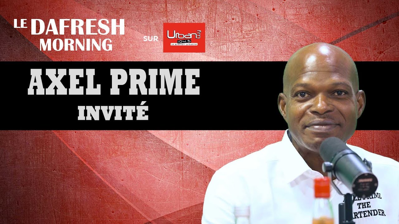 Axel Prime présente son sirop de feuilles de manioc et cocktail infusé de bois bandé