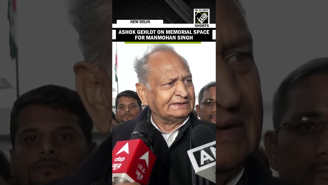 &ldquo;Central Govt should have come forward...&rdquo;, Ashok Gehlot Manmohan Singh memorial space demand