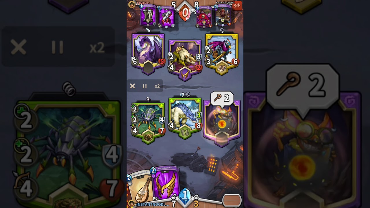 3 vs 8 EASY WIN! - Card Monsters