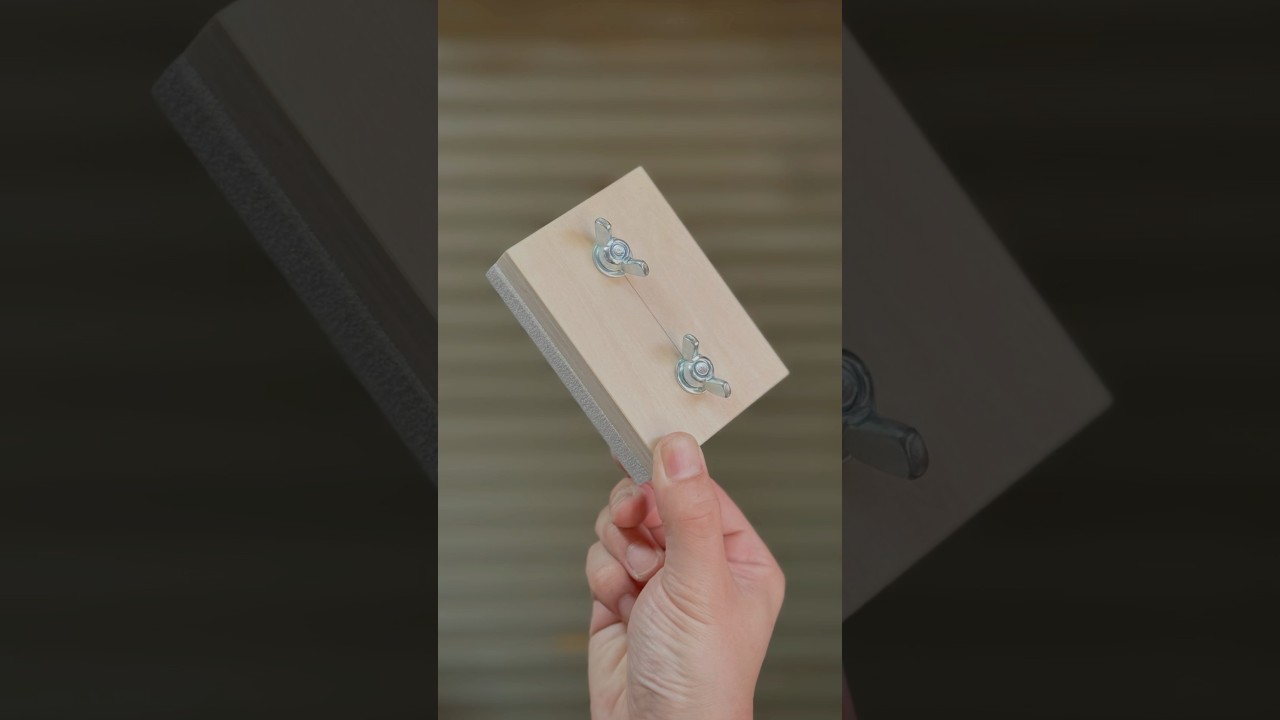 Practical and Easy &ndash; Scrap Wood Sanding Block #shorts #woodworking #diy