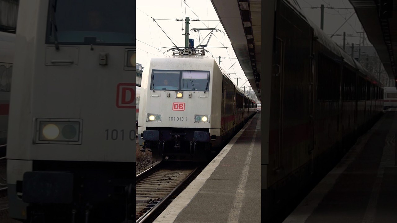 BR 101 013-1 f&auml;hrt mit Lichti aus Hannover #br101retten #br101 #ic1 #trainspotting #db #bahn