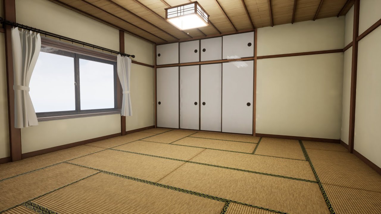 Modern Modular Japanese Home for Unreal Engine Marketplace #ue4 #ue5 #japan #modular #unrealengine