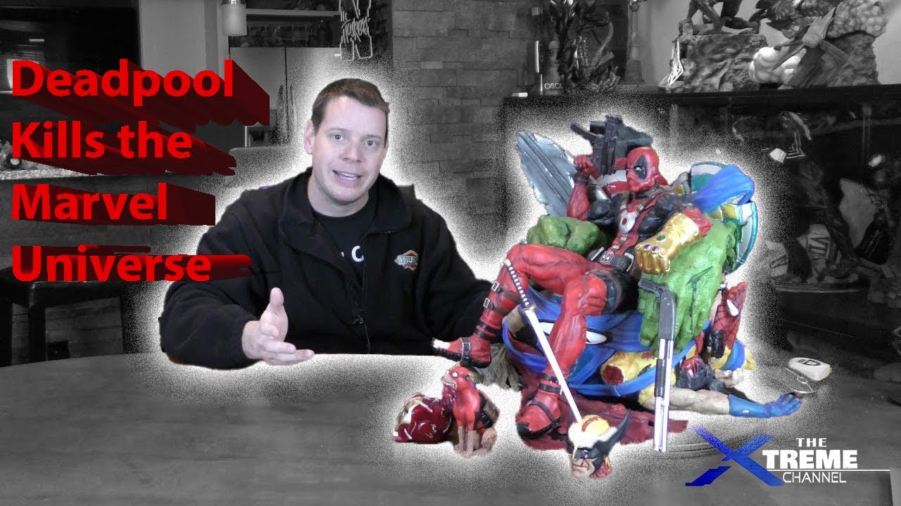 Custom Deadpool on Throne Statue Review