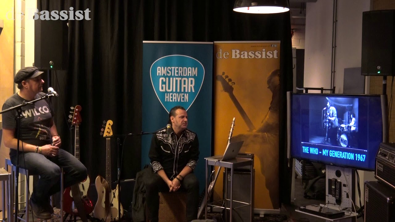 John Entwistle workshop door Ivo Severijns op Amsterdam Guitar Heaven 2019