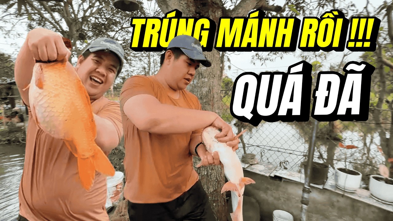 Đột Kích Ao Cá Bỏ Hoang Của Ông Nội Kinh Ngạc 3 Cụ Cá Khổng Lồ Xuất Hiện.