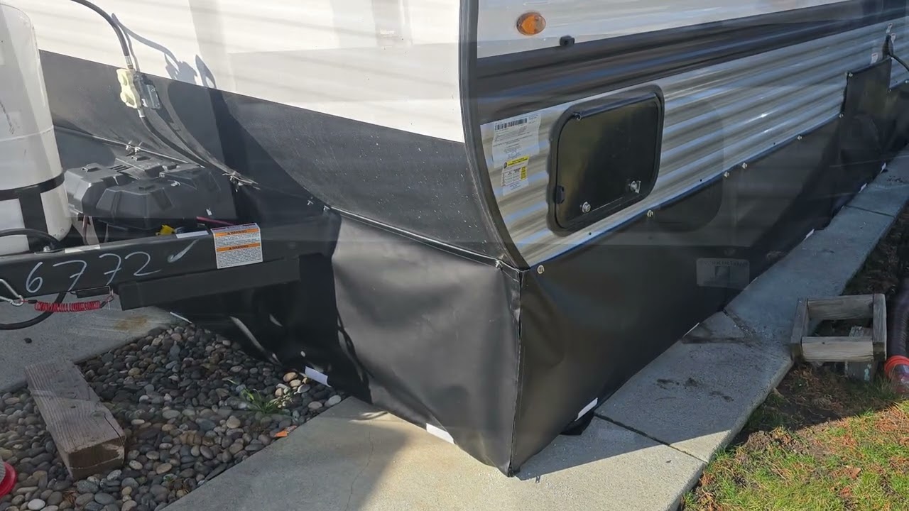 Columbia Basin RV Skirting bumperpull