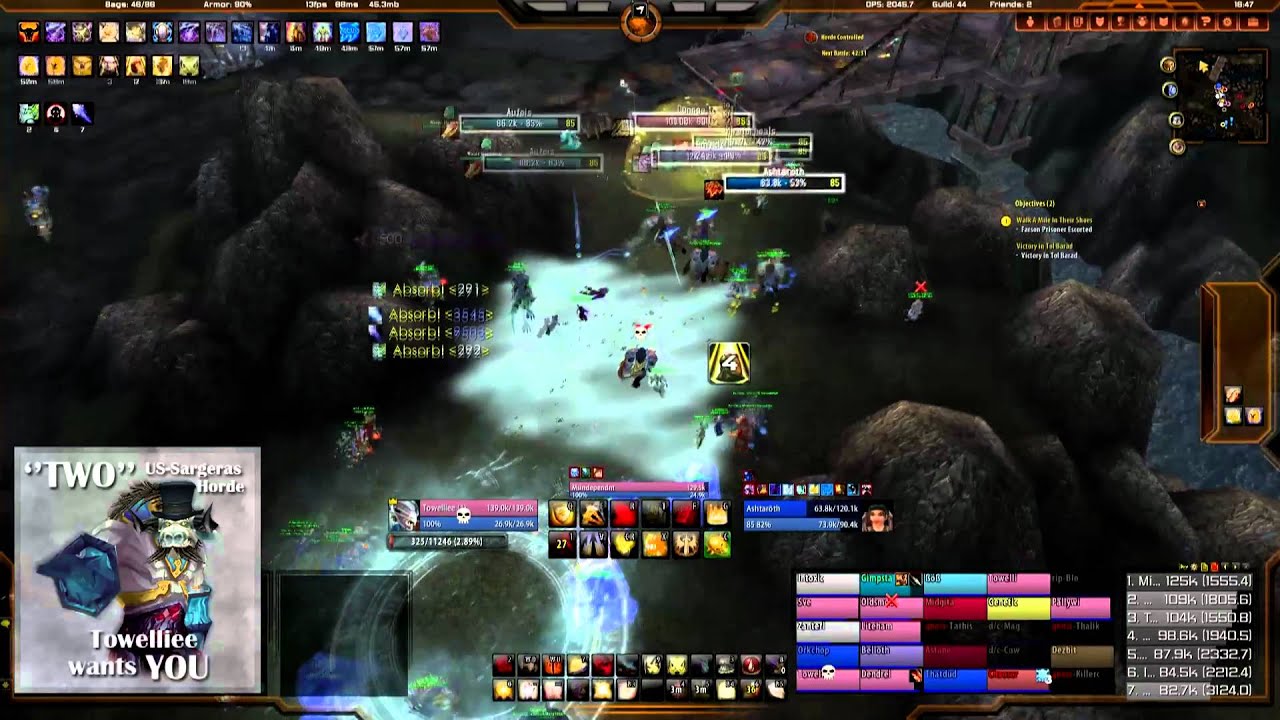▶ World of Warcraft - World PvP! (Towelliee's World Order) part 4: Tol Barad Invasion - TGN.TV