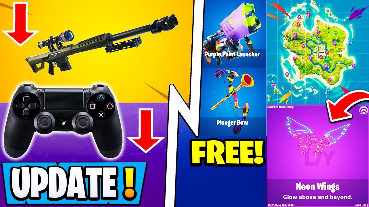 *NEW* Party Royale Mode, NERF: Aim Assist & Heavy Sniper, Free Reward!