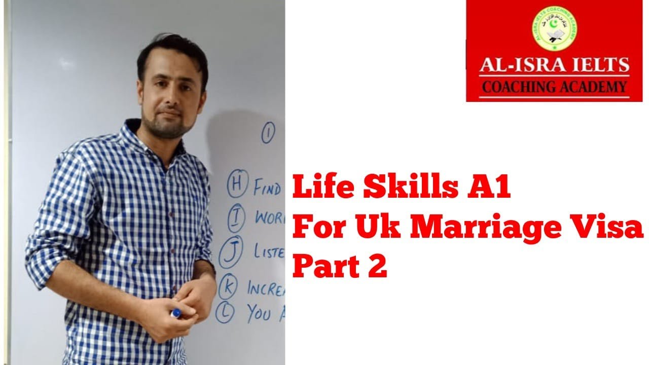 Ielts Life Skill A1 test for UK marriage visa part 2|| UK spouse visa speaking test