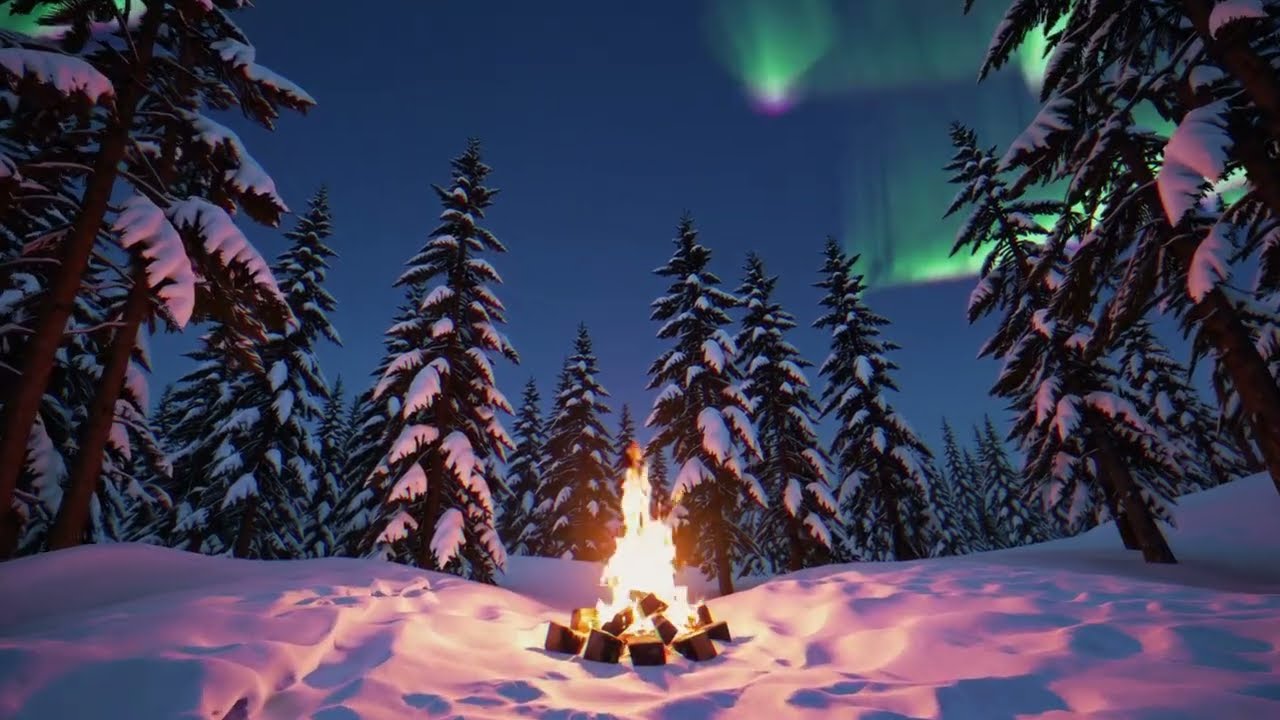 8 Hours of Relaxing Campfire Sounds 🔥 Crackling Fire for Deep Sleep, Study & Relaxation