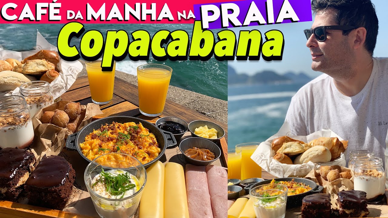 CAFÉ DA MANHA no 18 do Forte de COPACABANA