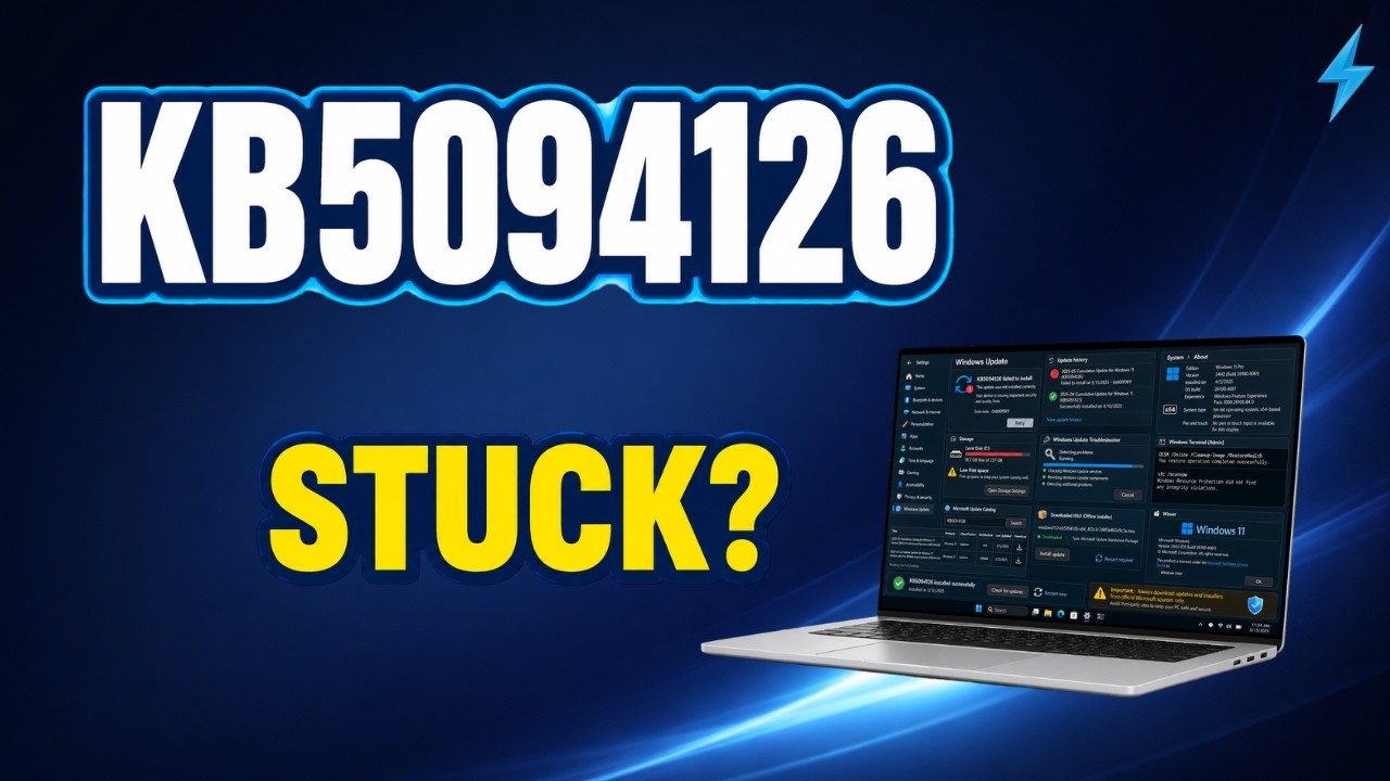 Windows 11 KB5094126 Failed or Stuck? Install June Update Safely with Offline Installer