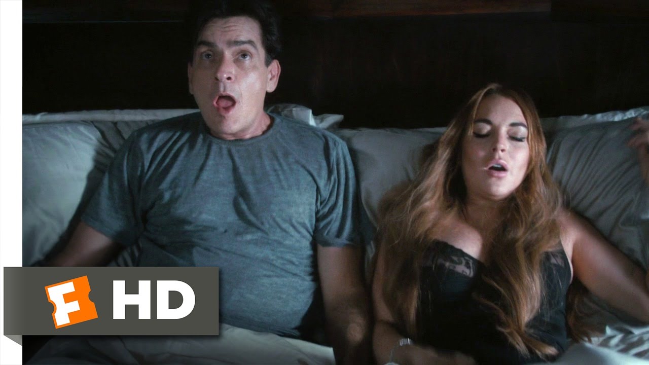 Scary Movie 5 (2013) - Charlie Sheen and Lindsay Lohan Scene (1/9) | Movieclips