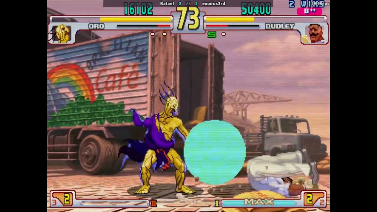 SFIII 3RD STRIKE: Bafael ( ORO ) VS exodus3rd ( DUDLEY ) FIGHTCADE FT3 SET