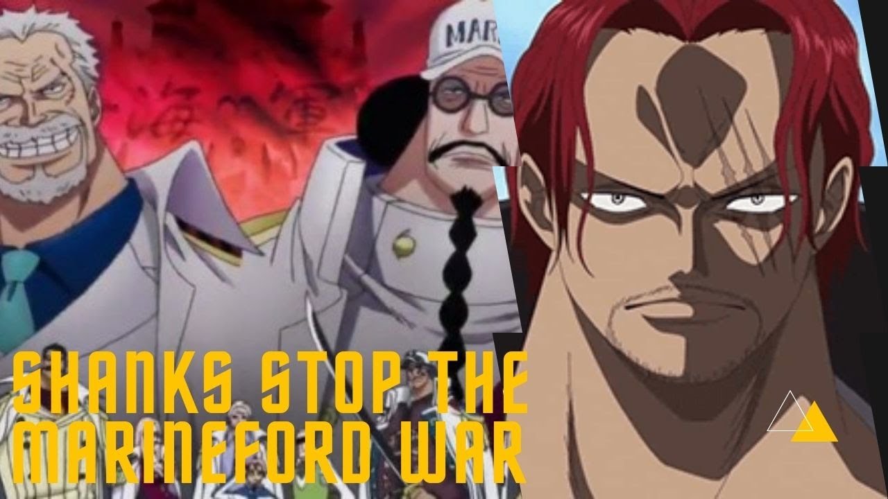 Shanks Stop the Marineford War | Epic One Piece Moment