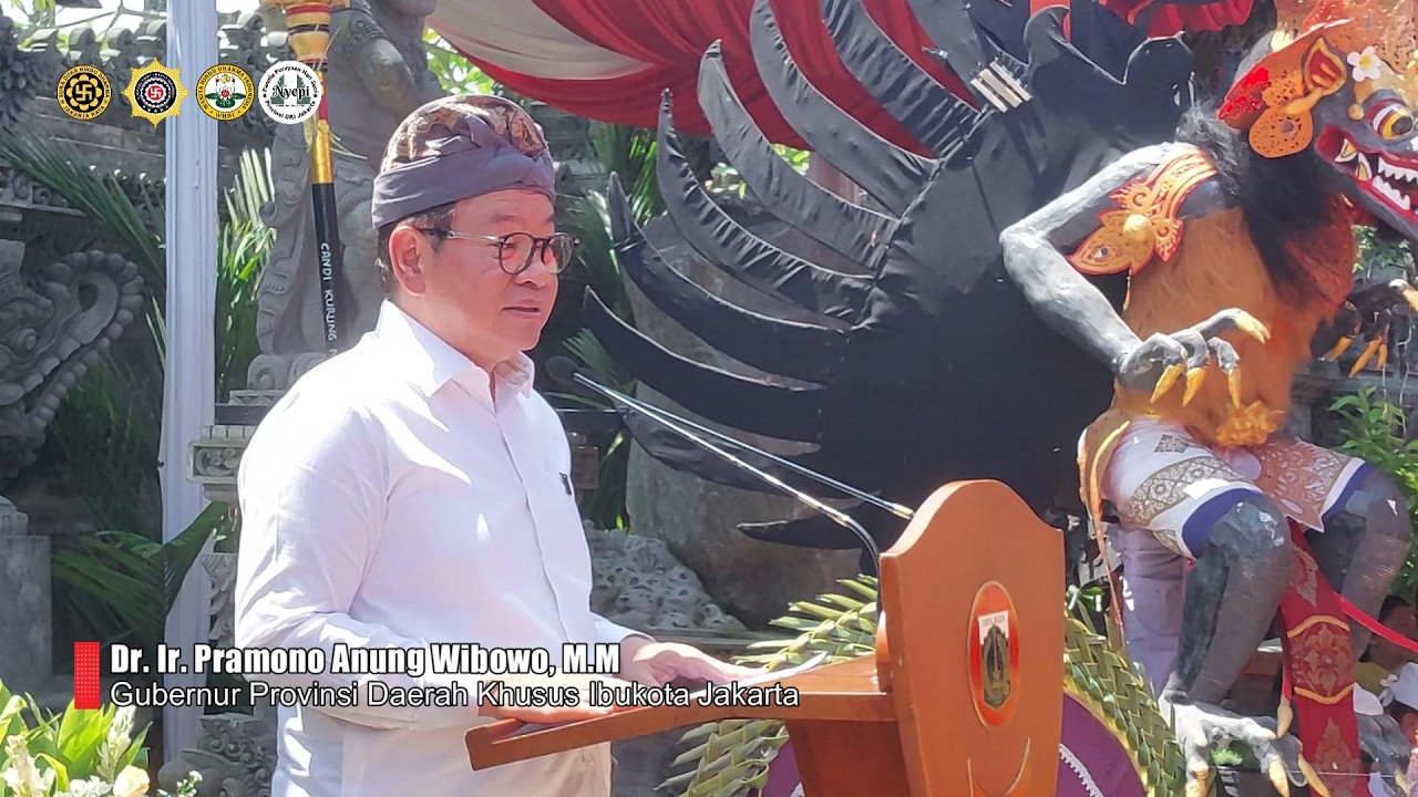 Gubernur DKI Jakarta | Upacara Melasti Nyepi Saka 1948 Tahun 2025