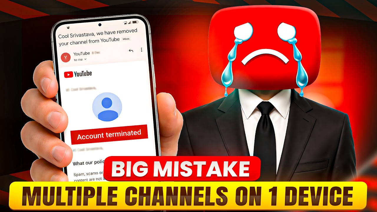 How to Run Multiple YouTube Channels on One Device | Your Channel at Risk⚠️