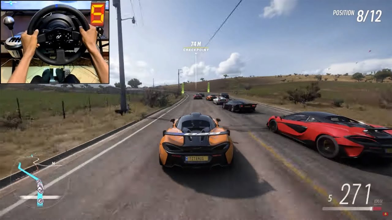 McLaren vs McLarens Race | Forza Horizon 5 | Thrustmaster T300RS
