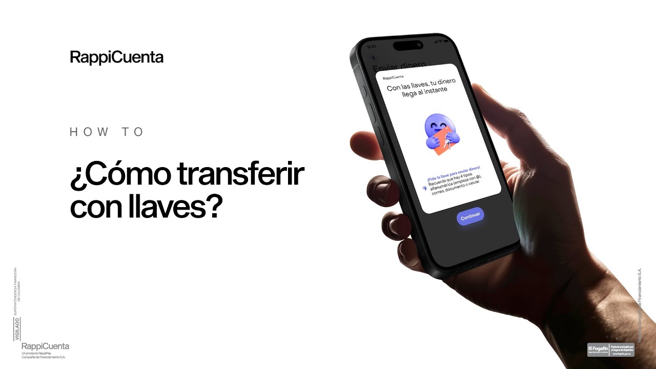 ¿Cómo transferir con llaves?
