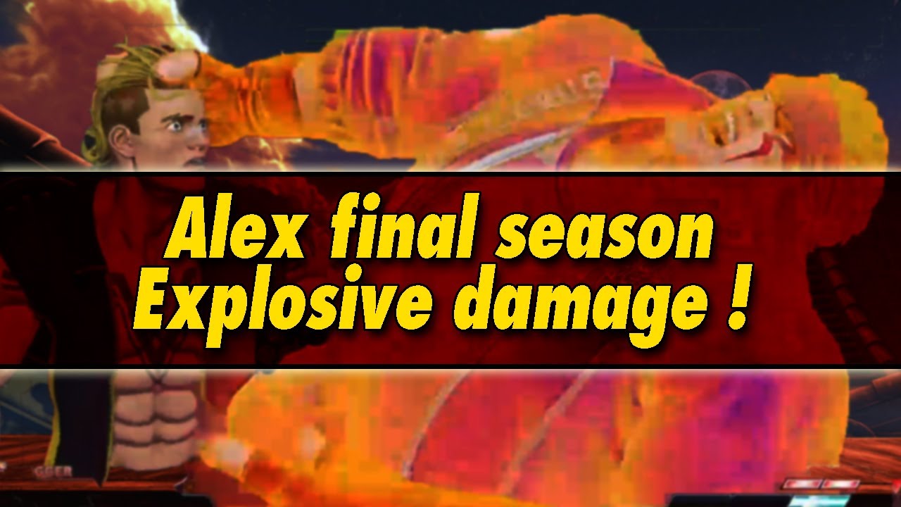 Alex final season, explosive damage ! #alexnation
