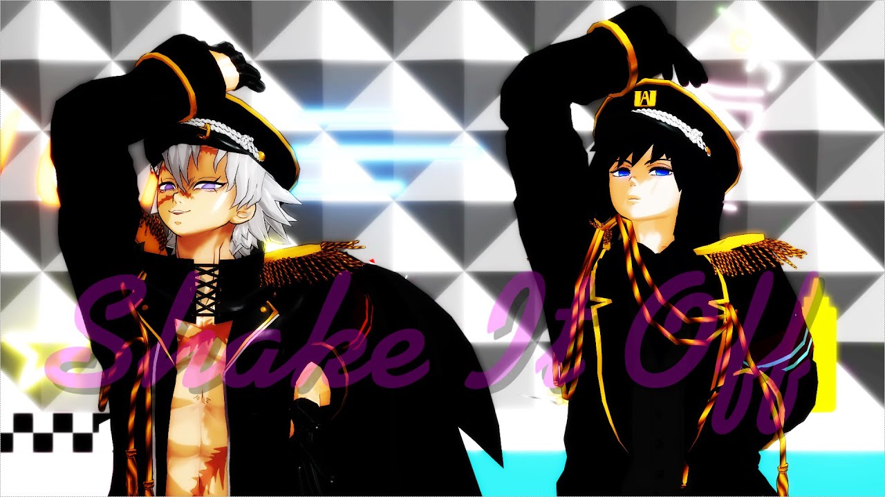 【鬼滅のMMD】Shake It Off【不死川実弥×冨岡義勇】