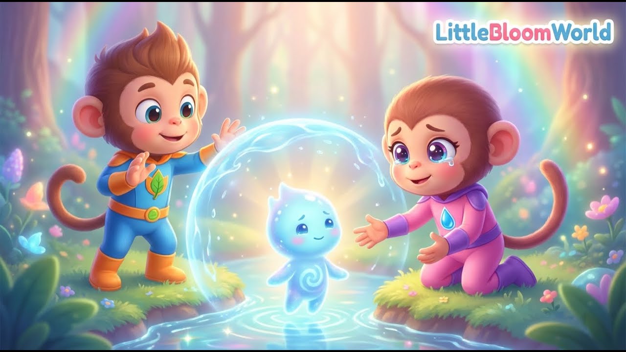 Rescuing the Water Guardian 💧 | Tom & Mia Save the Magical River | Kids Story