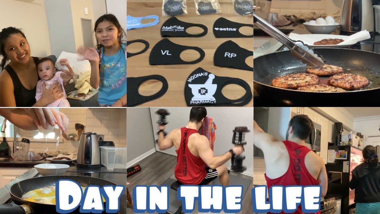 Dad Life DITL VLOG | Clean and Cook with me, Workout, Small Business, Family life