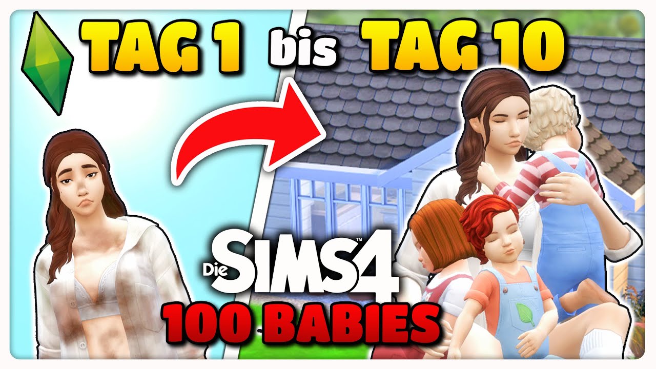 Ich habe 10 TAGE die 100 BABY CHALLENGE gespielt und DAS ist passiert!