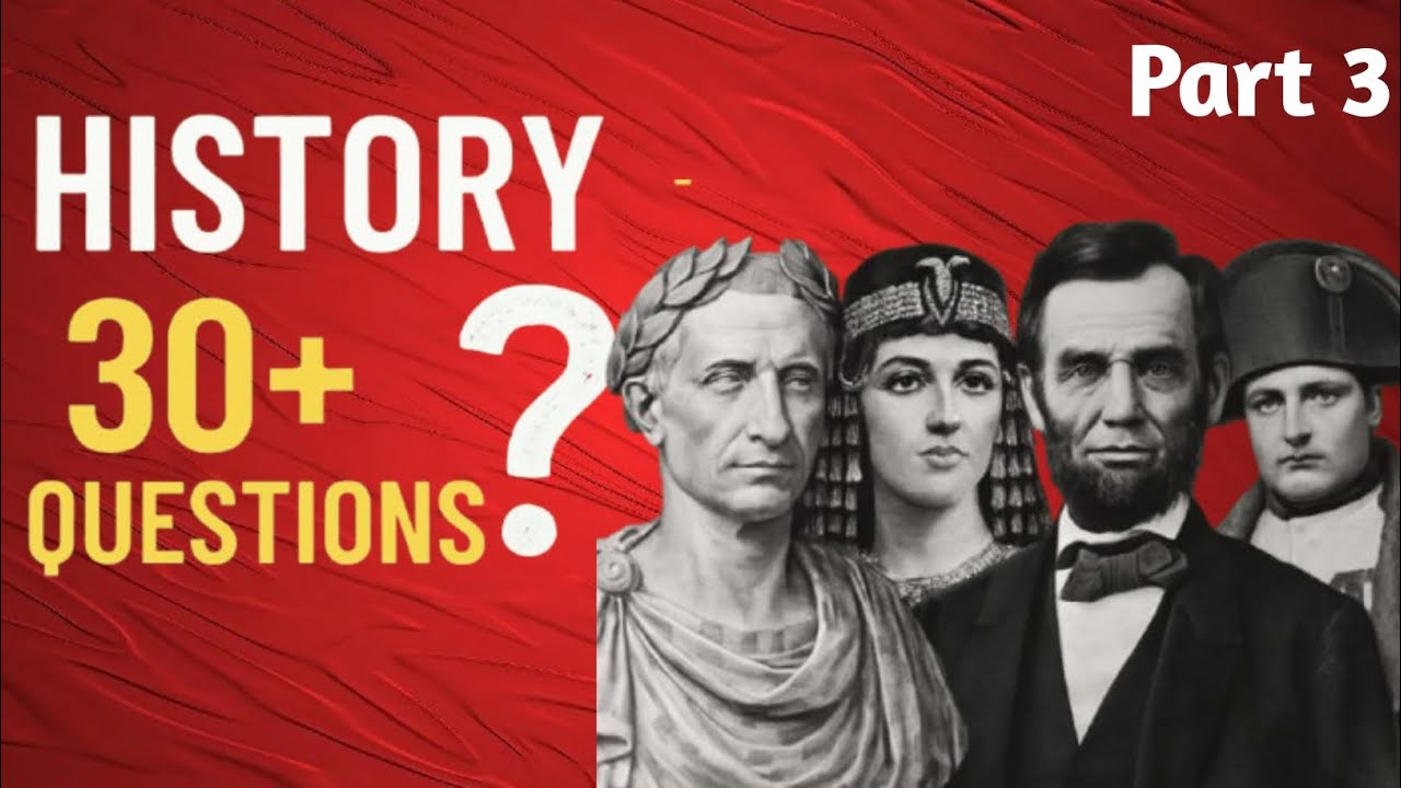 HISTORY Question ||እነዚህን ጥያቄ በመስራት ለ Final ፈተና ኝና ለማትሪክ መዘጋጀት ትችላላቹ|| 