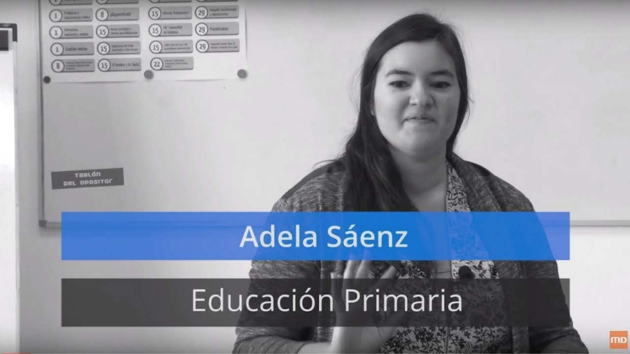 Oposiciones Maestros Primaria - Adela, alumna de MasterD Zaragoza