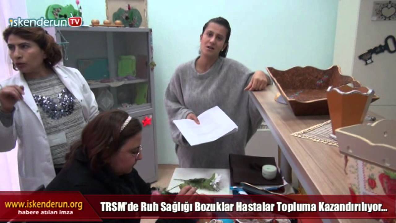 TRSM’de Ruh Sağlığı Bozuklar Topluma Kazandırılıyor…