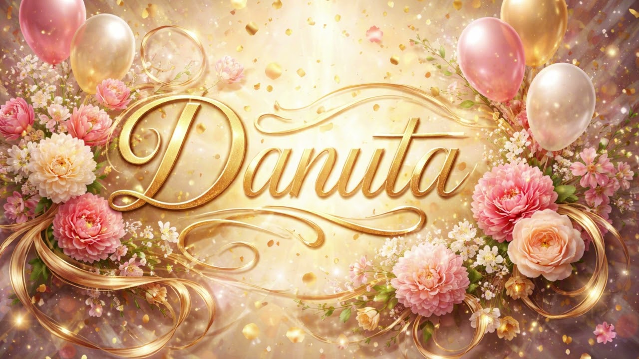 🎶🎈 Danuta, Danusia, Danka Sto lat | Urodzinowa piosenka pełna życzeń🎶🎈