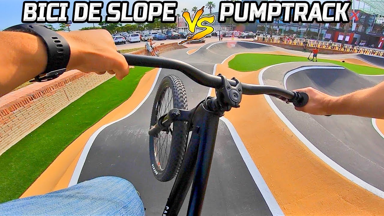 ESTRENO ESTE INCREIBLE PUMPTRACK CON LA BICI DE SLOPE + Nuevo cambio al coche