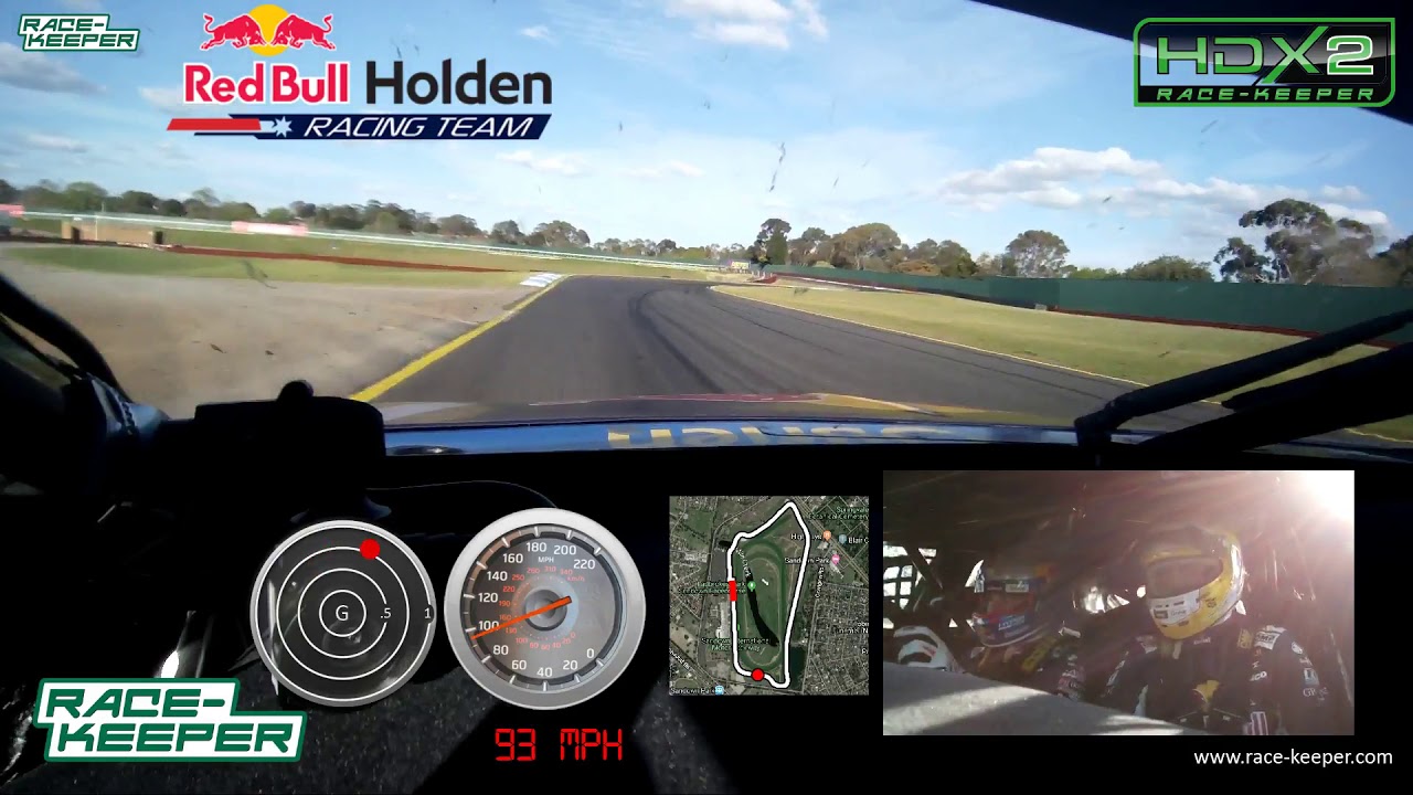 Redbull Holden Hot Lap at Sandown International Motor Raceway