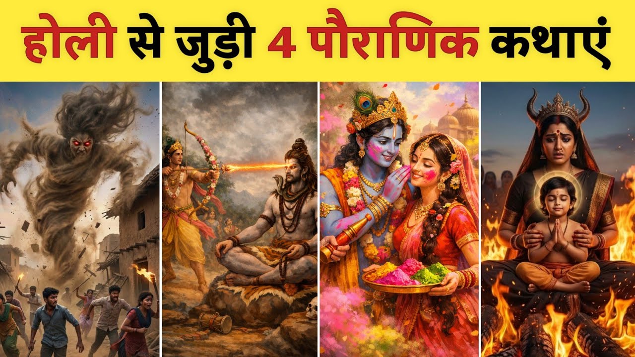 होली की 4 पौराणिक कथाएं  | Holi Stories