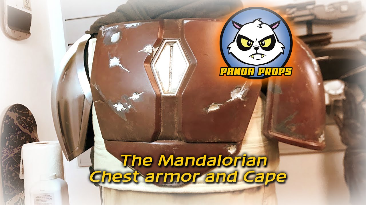 The Mandalorian Costume: Attaching the chest armor and cape
