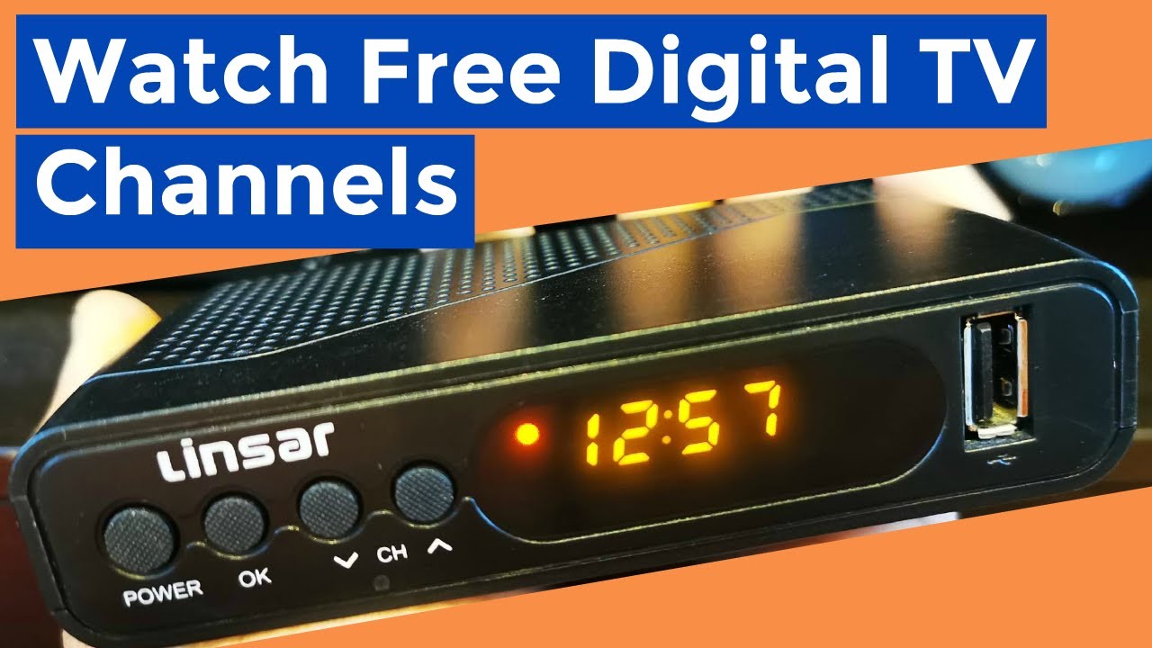 Linsar Set Top Box, Watch Free Digital TV Channels, Freeview TV, Digital Radios