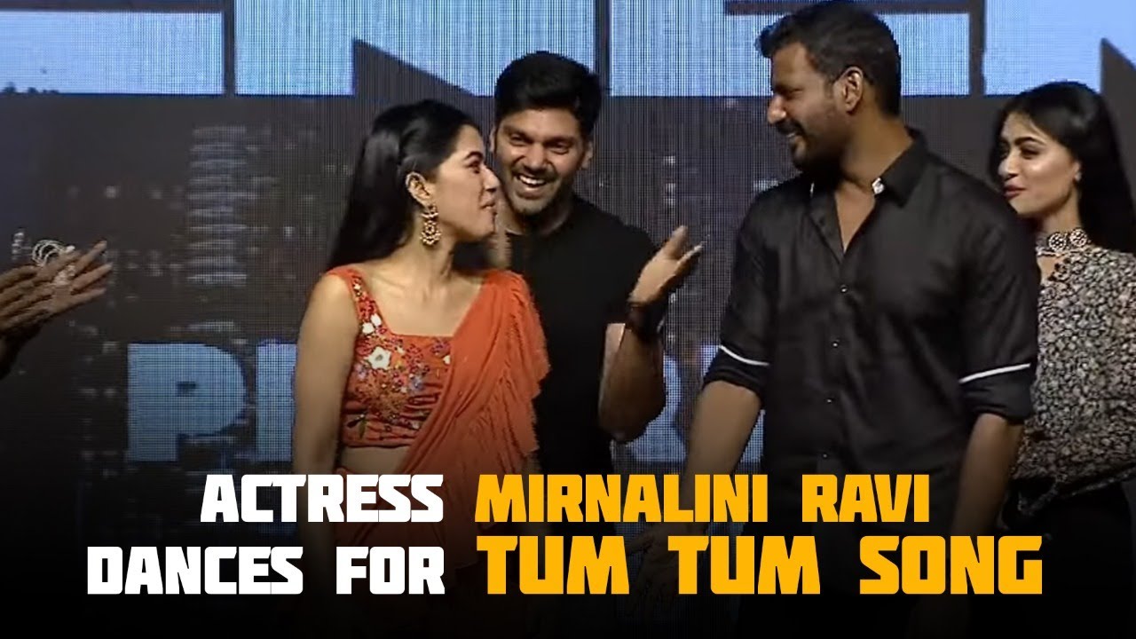 Actress Mirnalini Ravi Dances for TUM TUM Song | Enemy Movie Songs | Shreyas Media