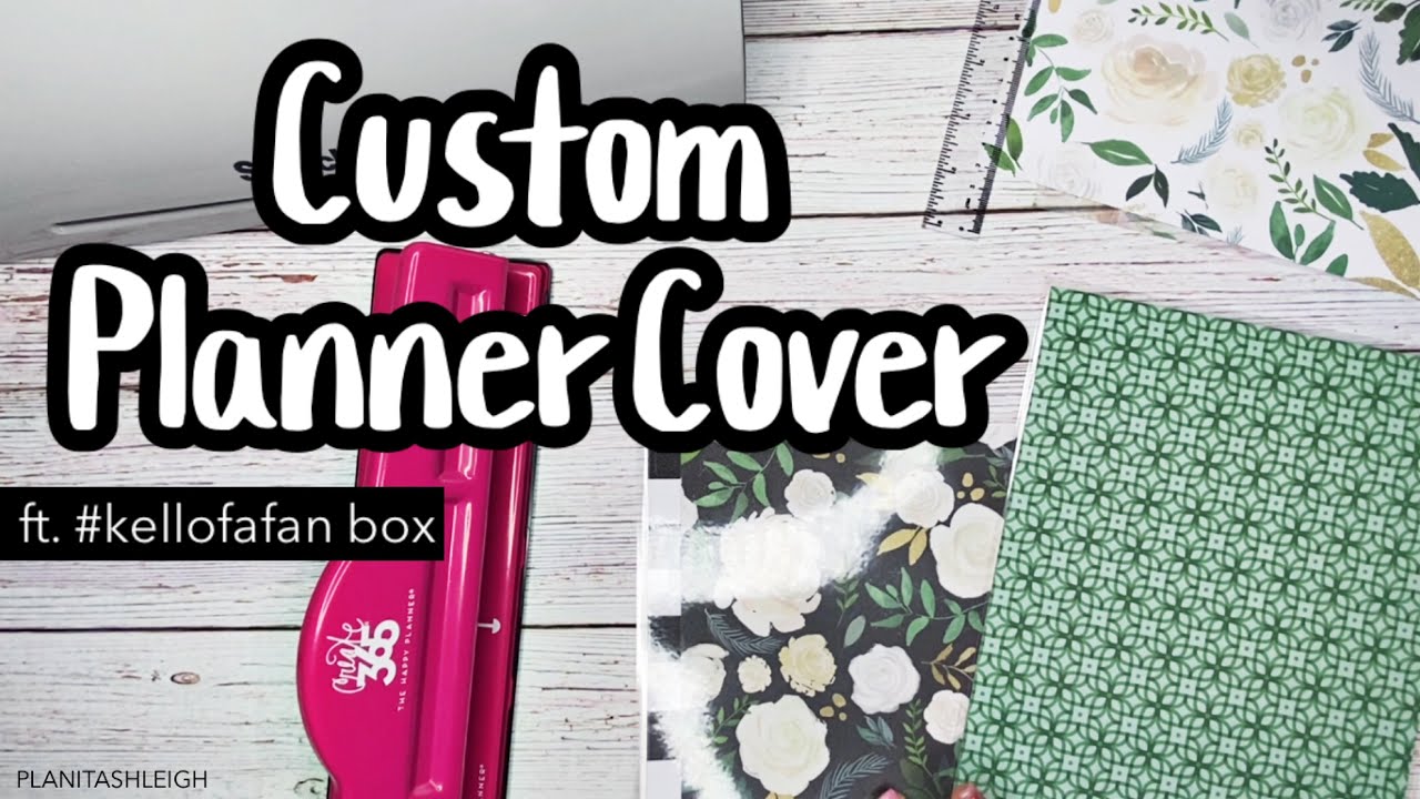 CREATE WITH ME | Custom Planner Cover ft. #kellofafan Flourish Box No. 4