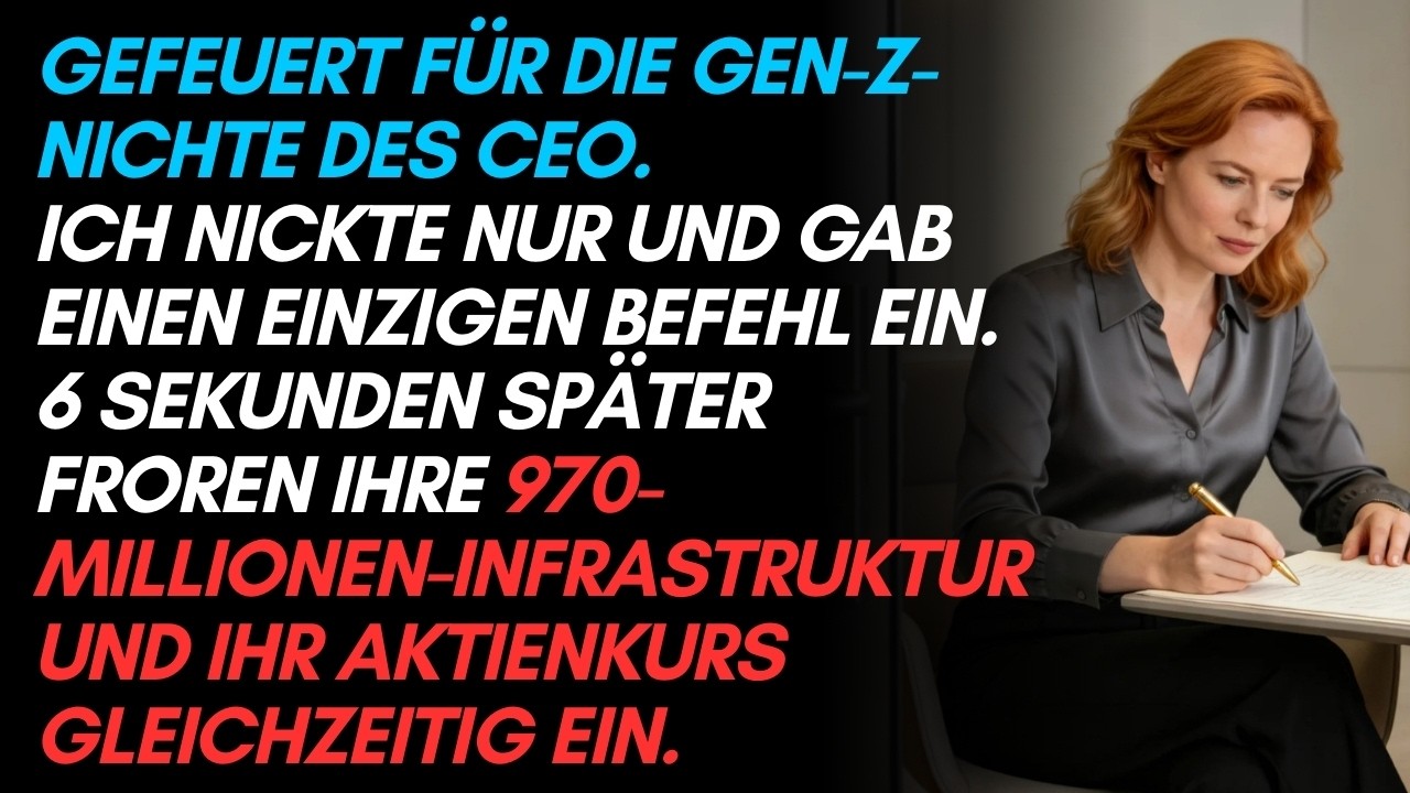 Gefeuert für die Gen-Z-Nichte des CEO – 6 Sekunden später stoppte mein System ihr 970M-Imperium