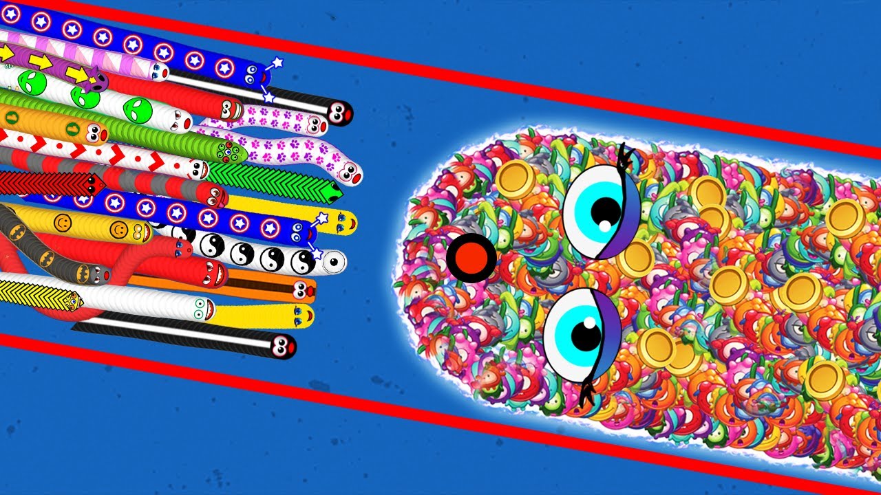 WORMSZONE.IO 10,800,000+ SCORE BIGGEST SLITHER SNAKE TOP 01 / Epic Worms Zone Best Gameplay! #46